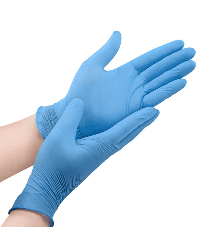 Blue Nitrile Powder Free Disposable Gloves 100 - 200 Pairs
